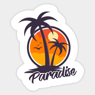 Paradise Sticker